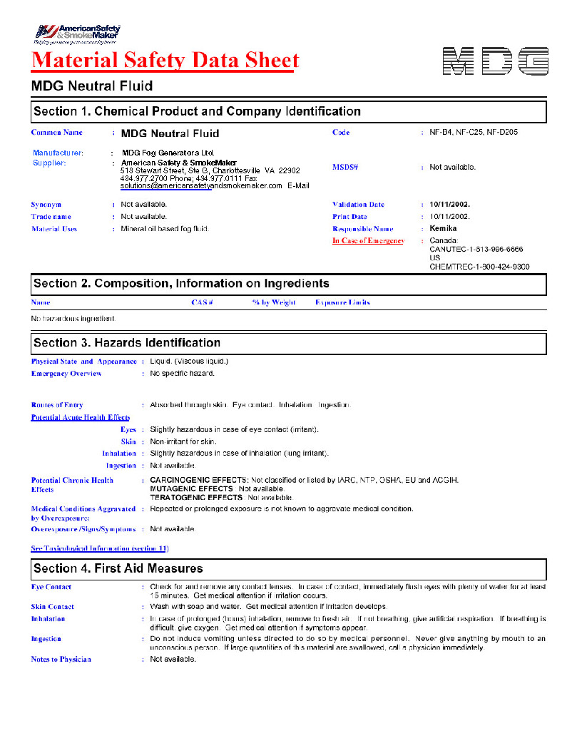 C-MDG-1909 Test Valid