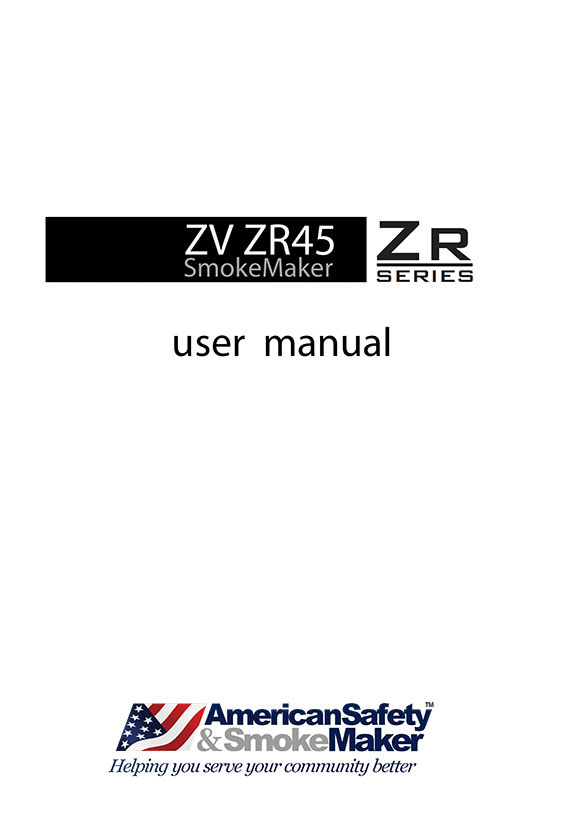 ZV ZR45™ User Manual